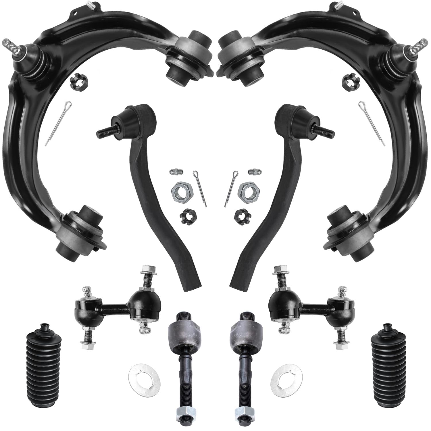 Detroit Axle - Front Upper Control Arms, Sway Bars, Inner Outer Tie Rods