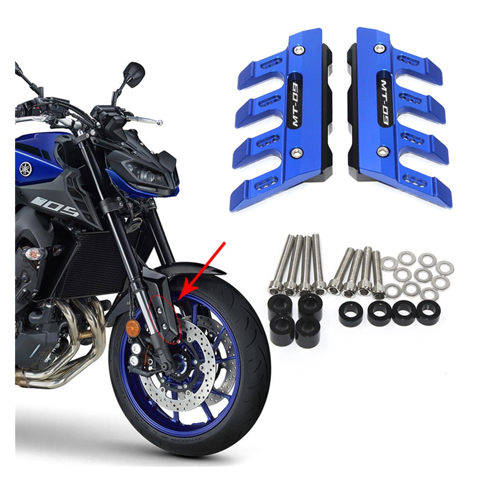Amazon.com: KAnduo for MT-09 Logo for Yamaha for MT09 for MT 09