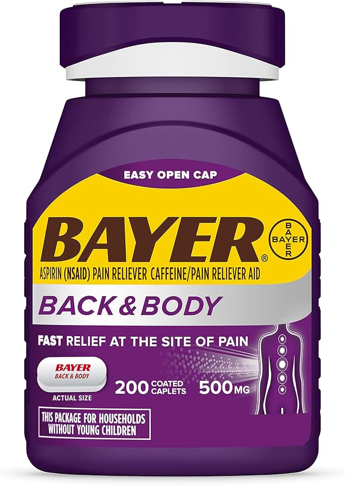 Bayer Back and Body Aspirin Caplets