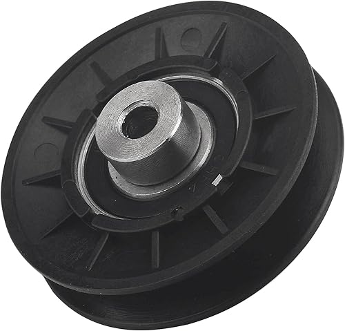 KitchenKipper AM121967 Polea tensora compatible con tractores de césped JohnDe-ere, compatible con los modelos LT133, LT150, LT155, LT160, LT170,