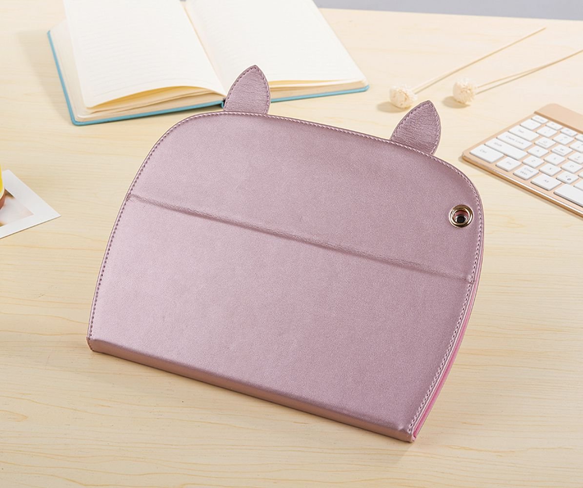 IDEGG Case for iPad 2 3 4 (Pearlescent Pink with Moon)