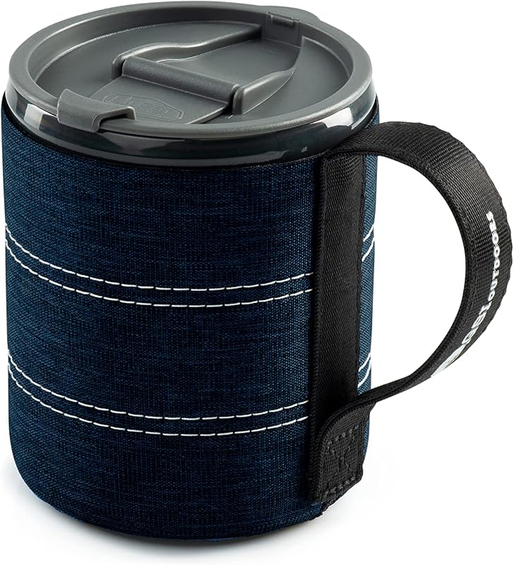 Infinity Backpacker Mug I Lightweight, taza de café sin BPA para viajar, equipo de camping, mochilero y al aire libre - 17 oz.