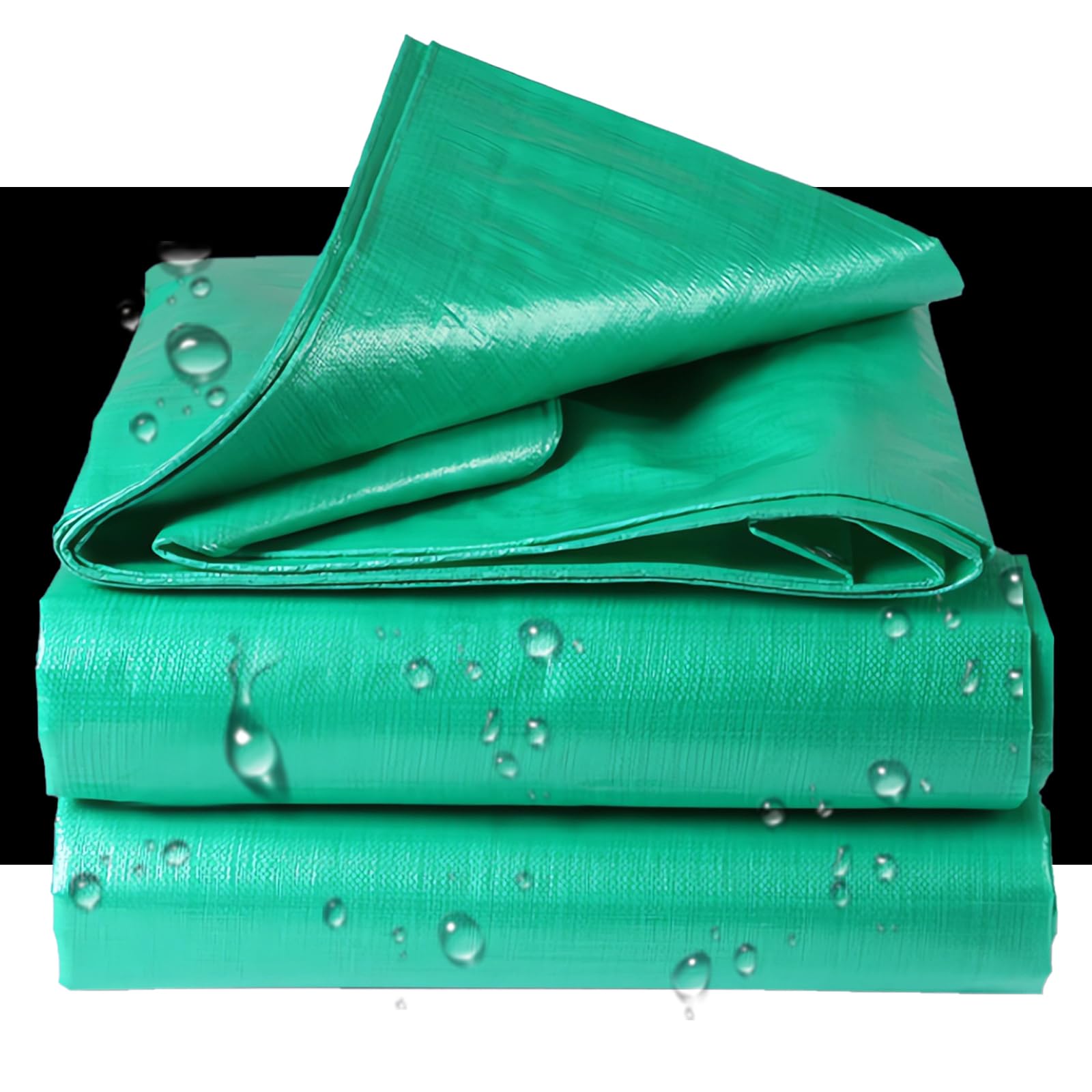 HQQMNY Fabric Tarpaulin with Eyelets, Polyethylene Tarpaulin, 1Mx1M, Grey Tarpaulin, 0.32 mm, 180 g/m², Waterproof Tent Tarpaulin with Eyelets, Garden Tarpaulin, Protective Tarpaulin, Truck, Pool,