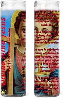 Set of 2 Divine Child Jesus Prayer Candles 2 Veladoras De El Divino Nino Jesus