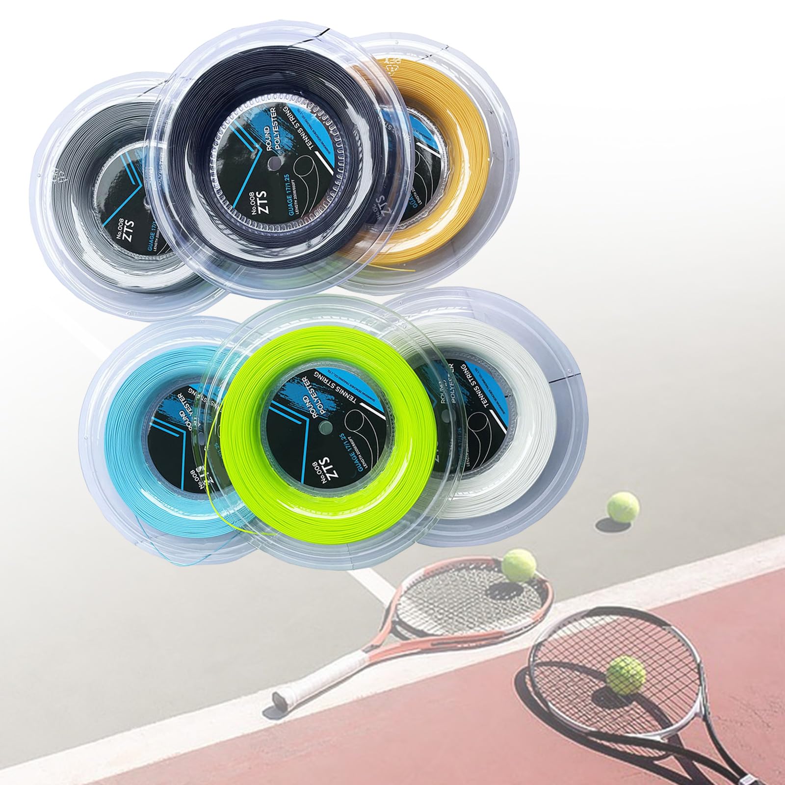 Pala de pádel Overgrip para tenis, cinta de agarre individual para tenis al aire libre, repuesto para aficionados y profesionales, cuerda elástica de tenis