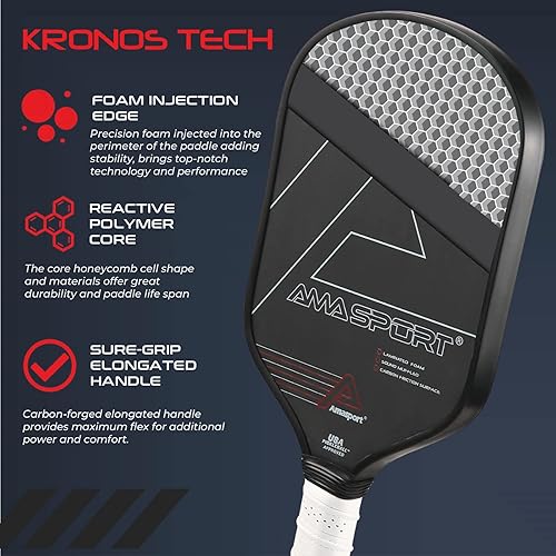 Miniatura 4 de AMA SPORT Kronos - Paleta de pickleball aprobada por Estados Unidos