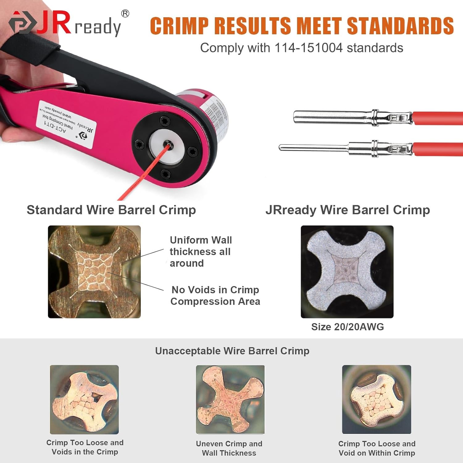 JRready ST6496 DTM Connector Kit, 300PCS Deutsch DTM Connectors 2 3 4 6 8 12 Pin with Size 20 Solid Contacts(20-22 AWG), IP67 Waterproof Automotive Electrical Connectors for Car Truck Wiring