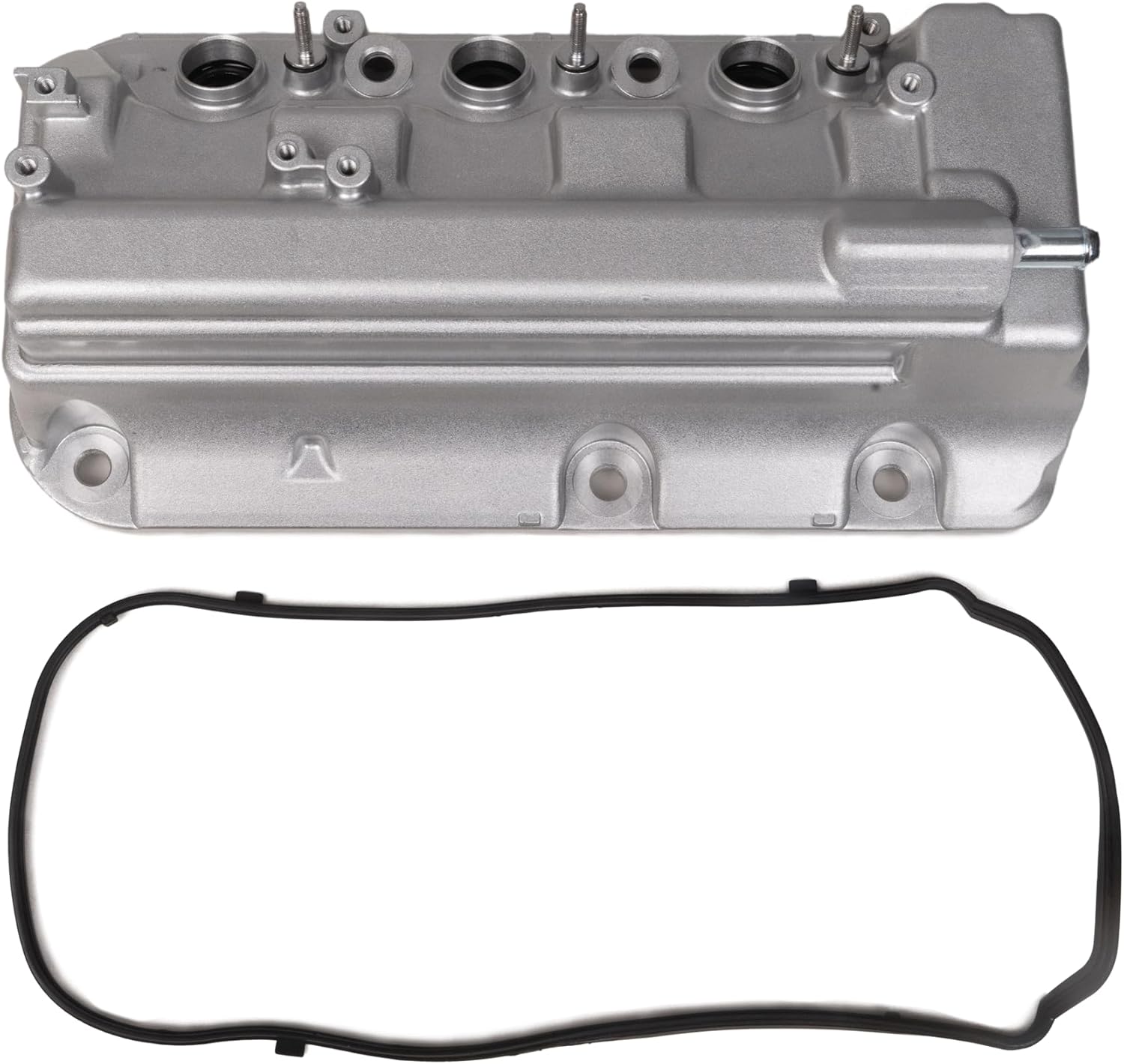 Aluminium Front Rear Engine Valve Cover Compatible with Honda Odyssey Ridgeline Pilot Accord Crosstour 2008-2017 for Acura RDX TL 2012-2015 3.5L V6 Replaces 12310-R70-A00 12320-R70-A00