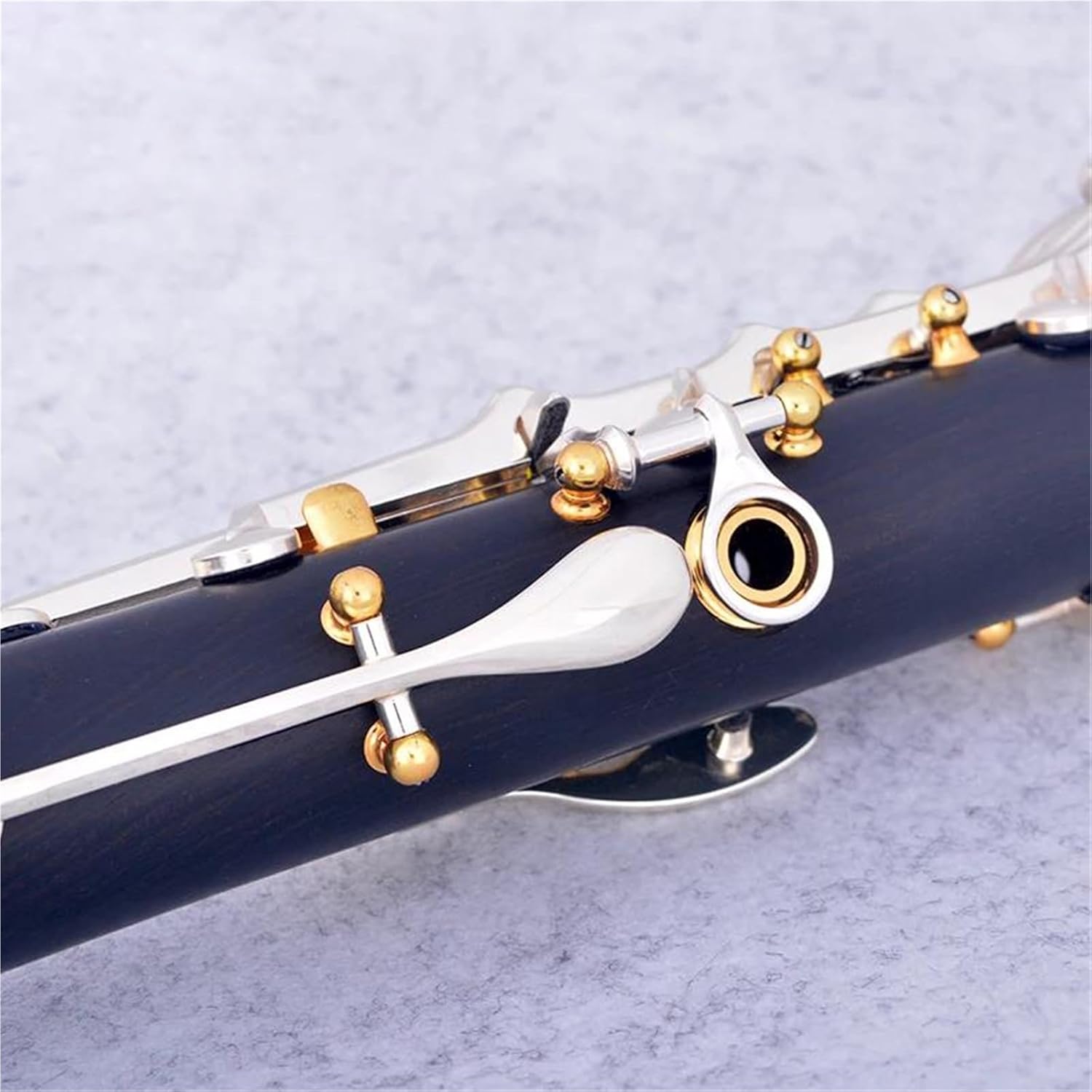 Professional 17 Key Ebony Clarinet Bb Silver Plated Clarinet Set