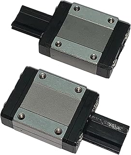 MGN15 C Carriage Block Bearing Ball Slider Block Long Style Black 2Pcs for 15mm MGN15 Miniature Linear Motion Sliding Guide Rail MR15 for CNC and 3D Printer
