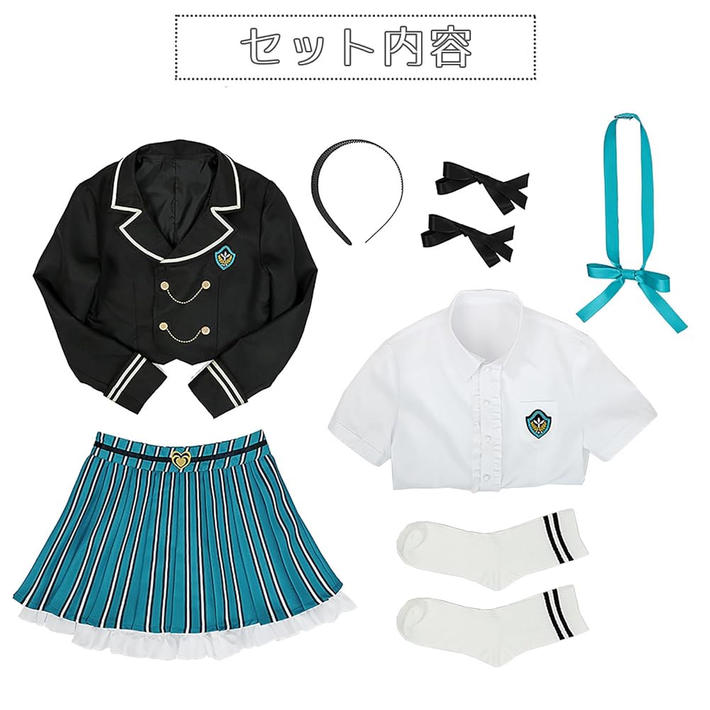◆ 神楽めあ コスプレ 制服 衣装 VTuber 仮装 a53e5fda95cb4b3b93d0fcea07d7b9