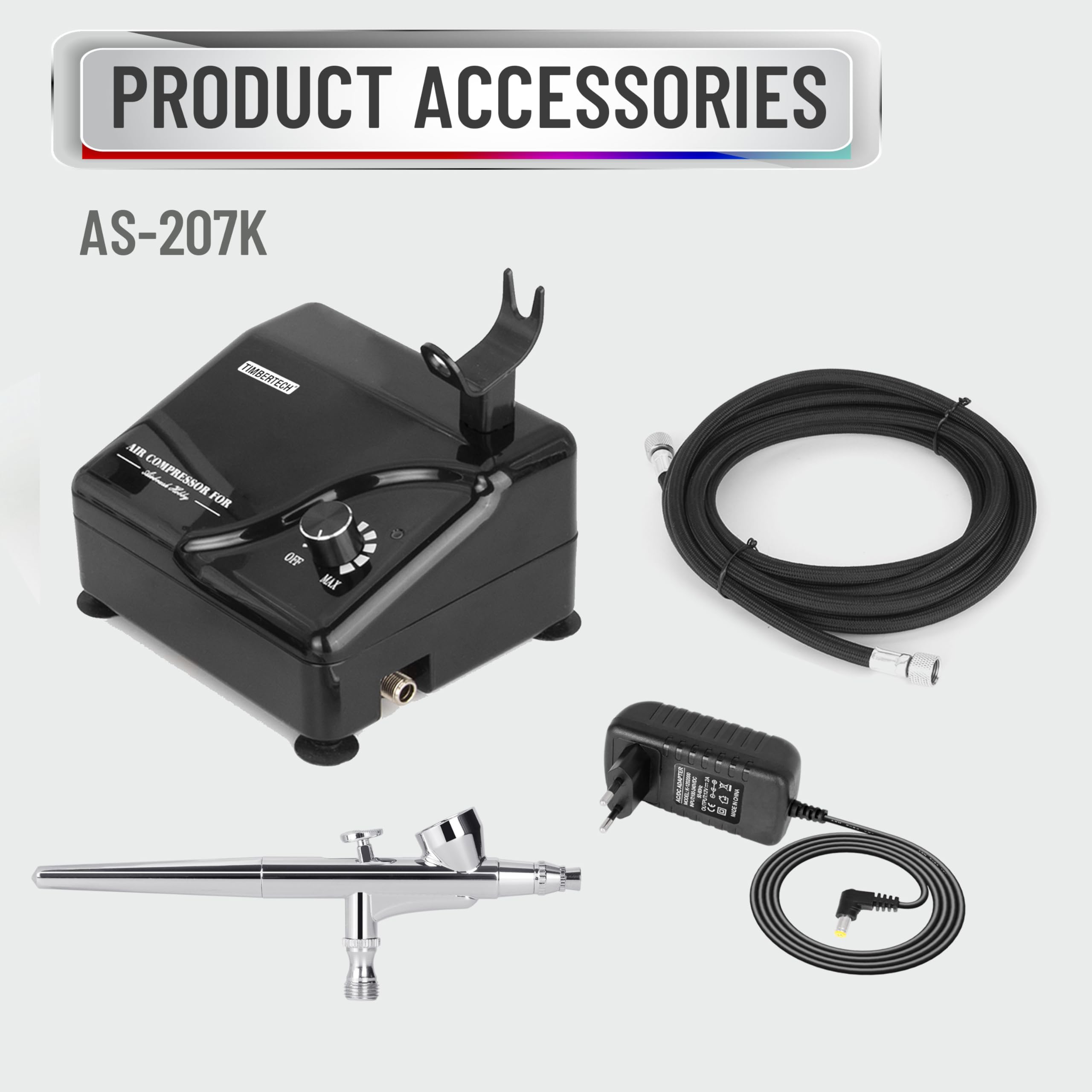 Amazon.com: Timbertech Professional Airbrush Kit with Multi