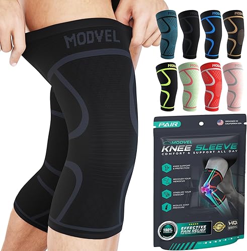 Modvel Rodilleras para dolor de rodilla para mujeres y hombres, paquete de 2 rodilleras para dolor de rodilla, rodillera de compresión, soporte de disponible en Yaxa Guatemala
