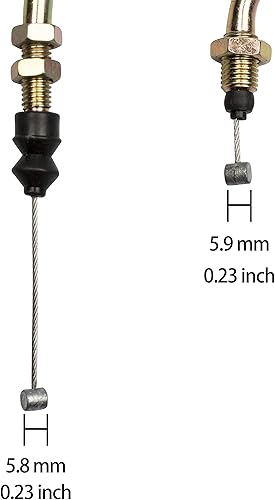 Miniatura 4 de 1PZ GY6-C82 Cable de acelerador universal de 74 a 78 pulgadas para GY6 50cc 125cc 150cc 139QMB Scooter Motocicleta, ciclomotor, ATV Baja TaoTao