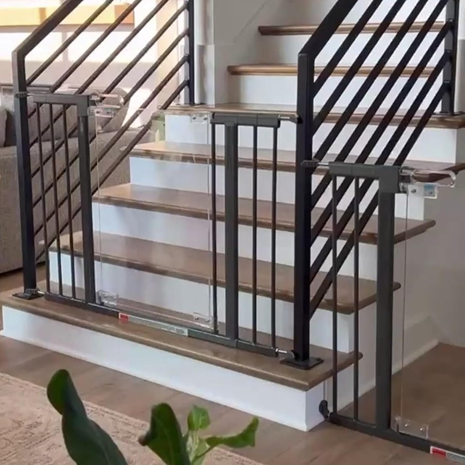 Qdos Safety Y-Spindles for Qdos Pressure Mount Baby Gates | White | Adapts Qdos Pressure Mount Gates to fit on Banisters and Spindles up to 3" in Diameter - Easy Installation | 1 Pack = 2 Y-Spindles