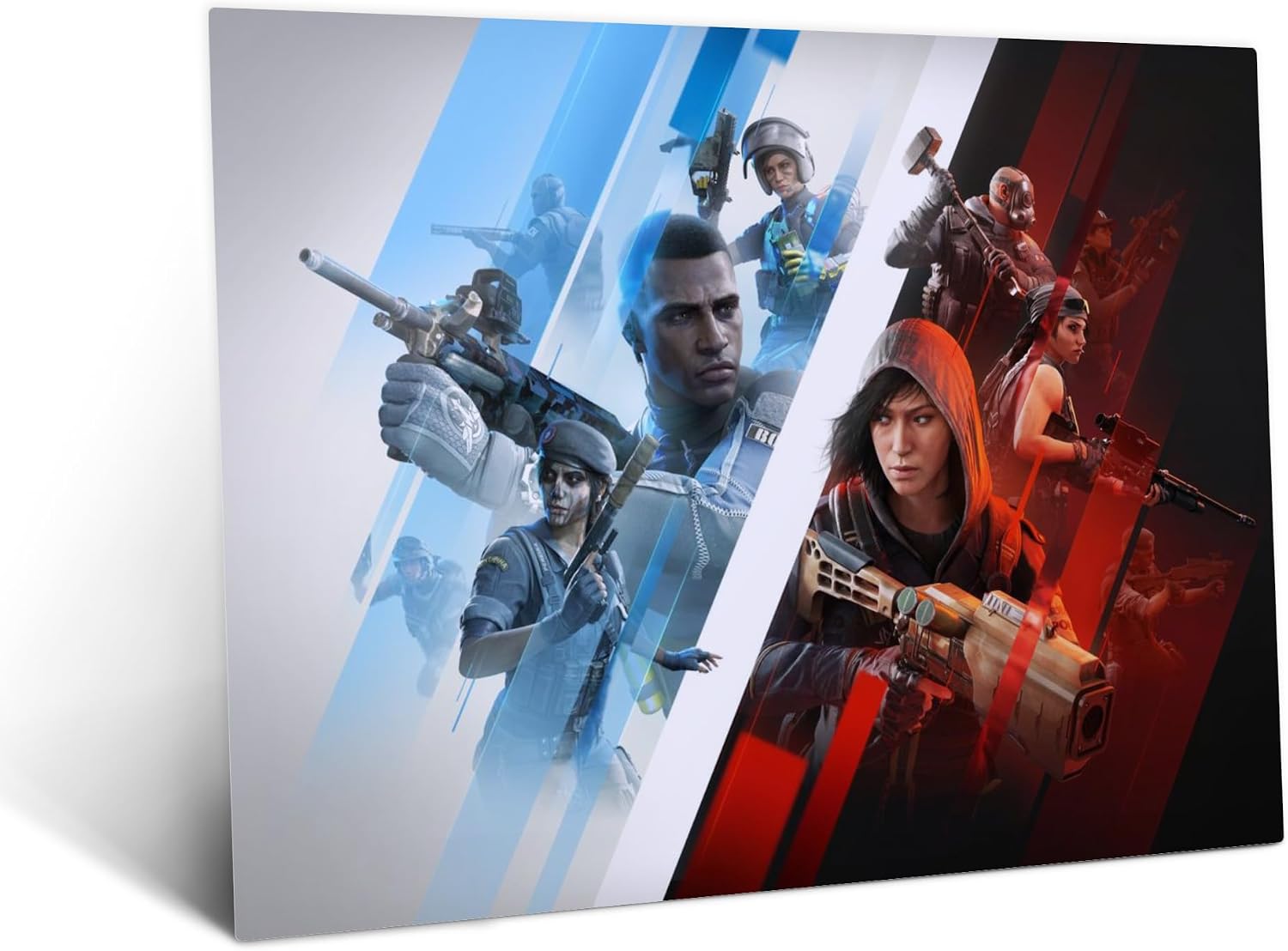 Displate Metal Poster Six Siege Key Art Wall Art L
