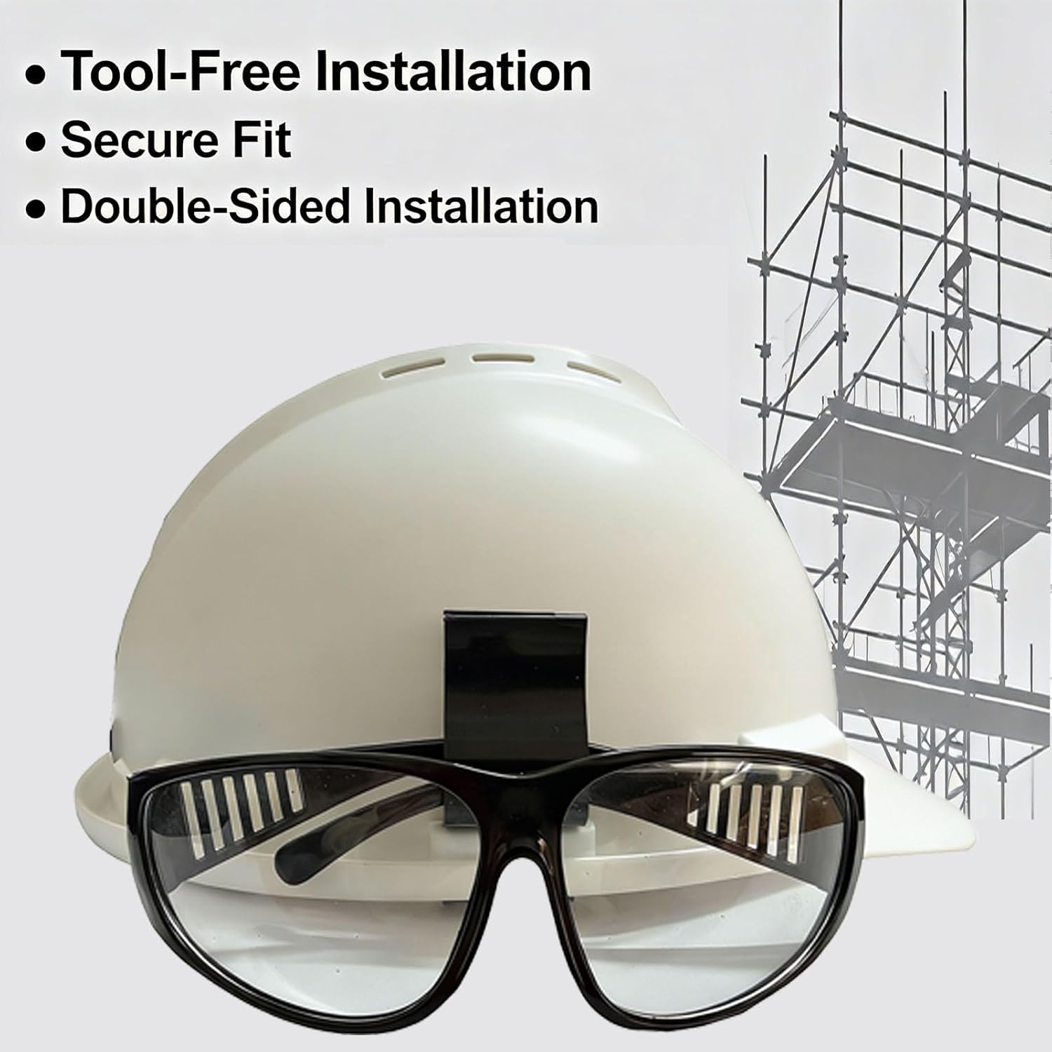 Safety Helmet Pen Clip | Durable Nylon Clip for Carpenter Pencils and Markers | Can be Installed Without The Need for Manual Tools | Suitable for Construction Workers and Carpenters