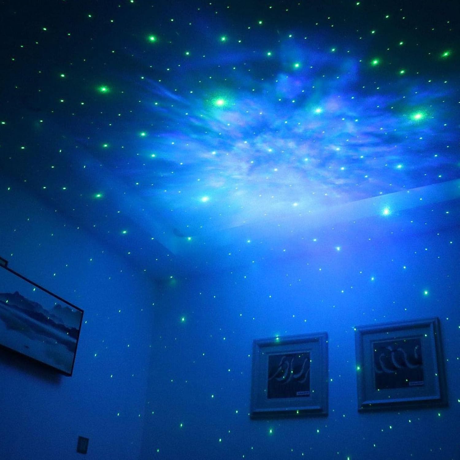 Projetor de luz da galáxia do astronauta - Projetor de céu estrelado de astronauta | Night Light com céu estrelado e controle remoto, estimula a imaginação e a criatividade das crianças Comfrey