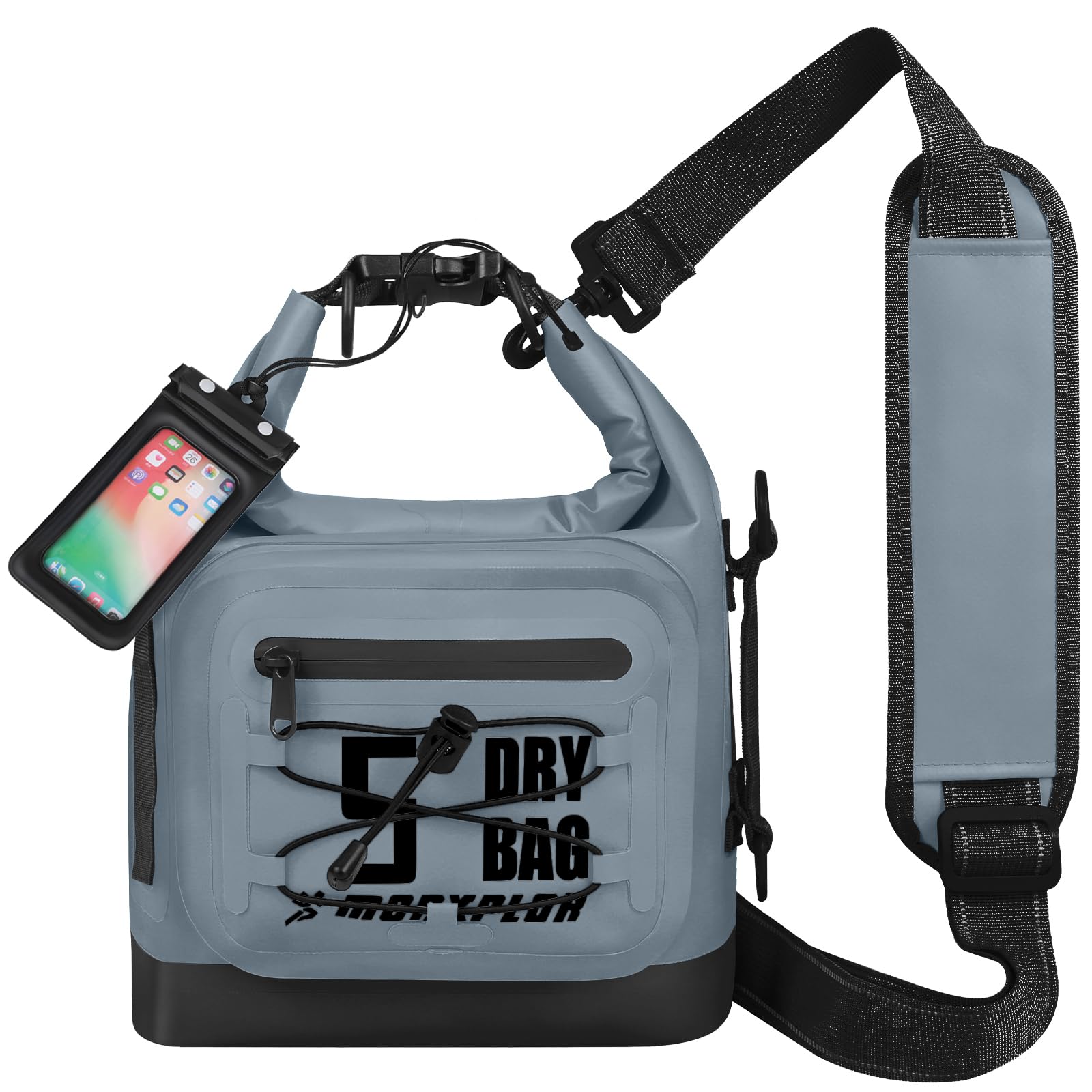 MORXPLOR Dry Bag Waterproof,5L/10L/20L/30L/40L/55L Roll Top Dry Bag Backpack with WaterProof Phone Case for Swim,Kayak