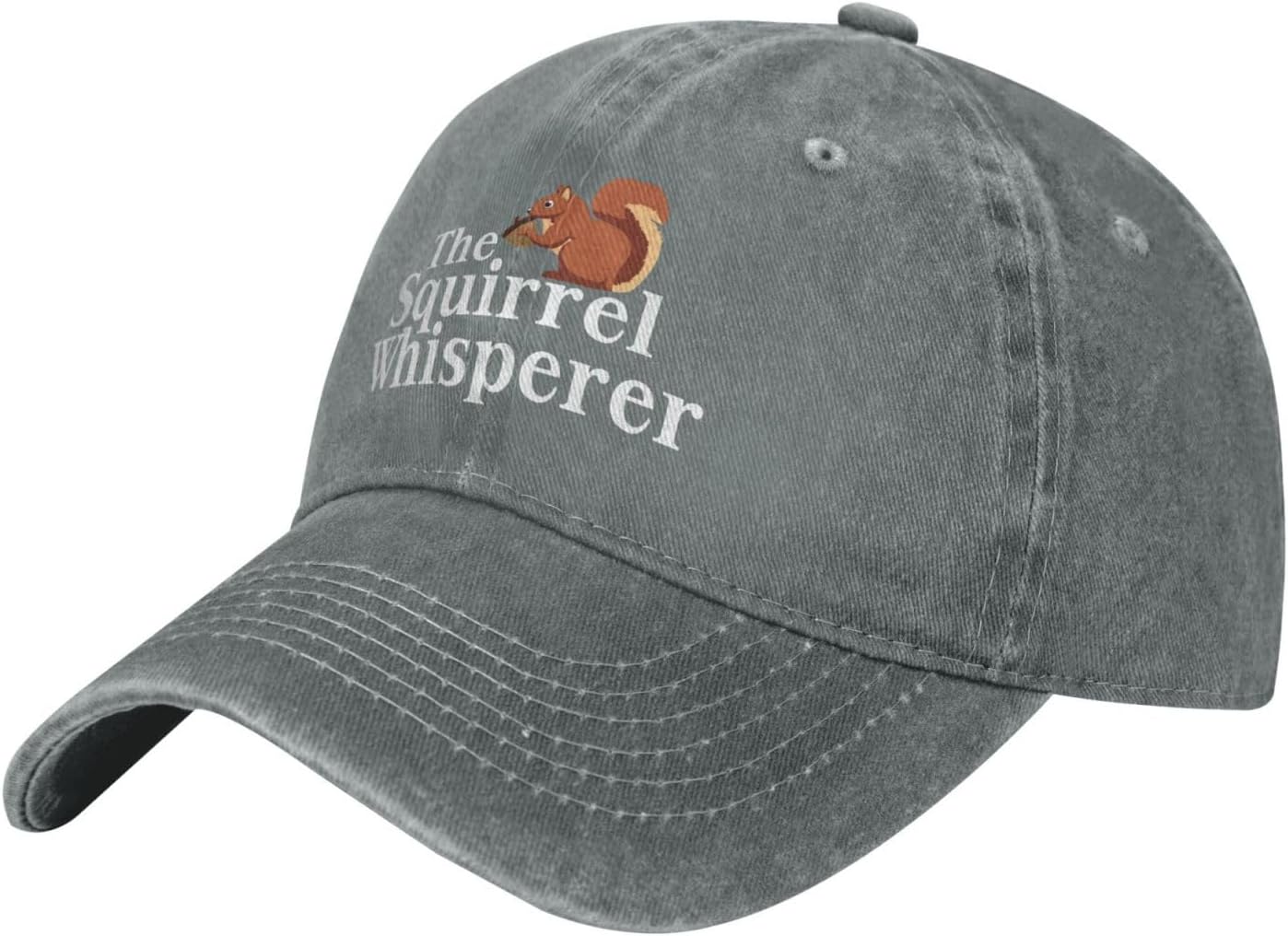 Funny Squirrel Hat The Squirrel Whisperer Hat for Men Dad Hat Fashionable Hats - Image 2