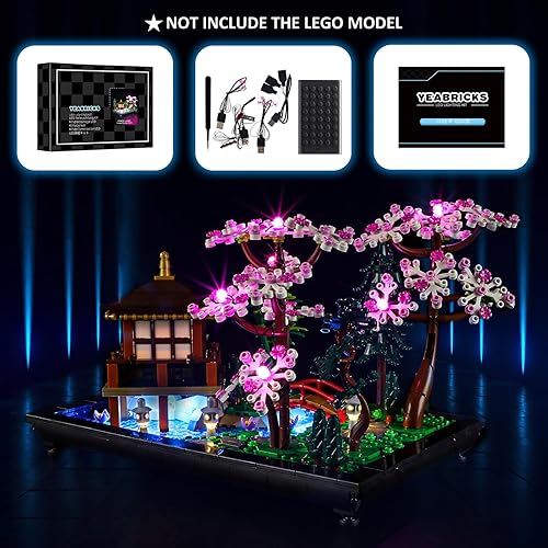 Miniatura 5 de YEABRICKS Luz LED para Lego-10315 Icons Tranquil Garden Building Blocks Modelo (Lego Set no incluido)