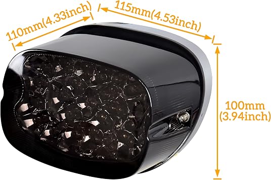Smoked LED Tail Light for Harley 883 1200 Sportster Road King