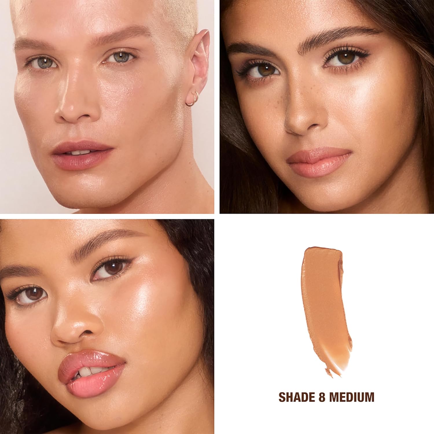 Charlotte Tilbury Unreal Skin Tint & Sheer Glow Hydrating Foundation Stick - Cream Foundation Makeup with Sheer-to-Light Coverage & a Buildable Formula - Blurring, Smoothing & Nourishing - Image 4