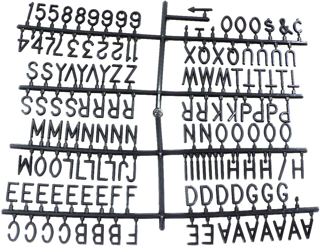 Digital Message Board White Felt Letter Board Letters Numbers Set