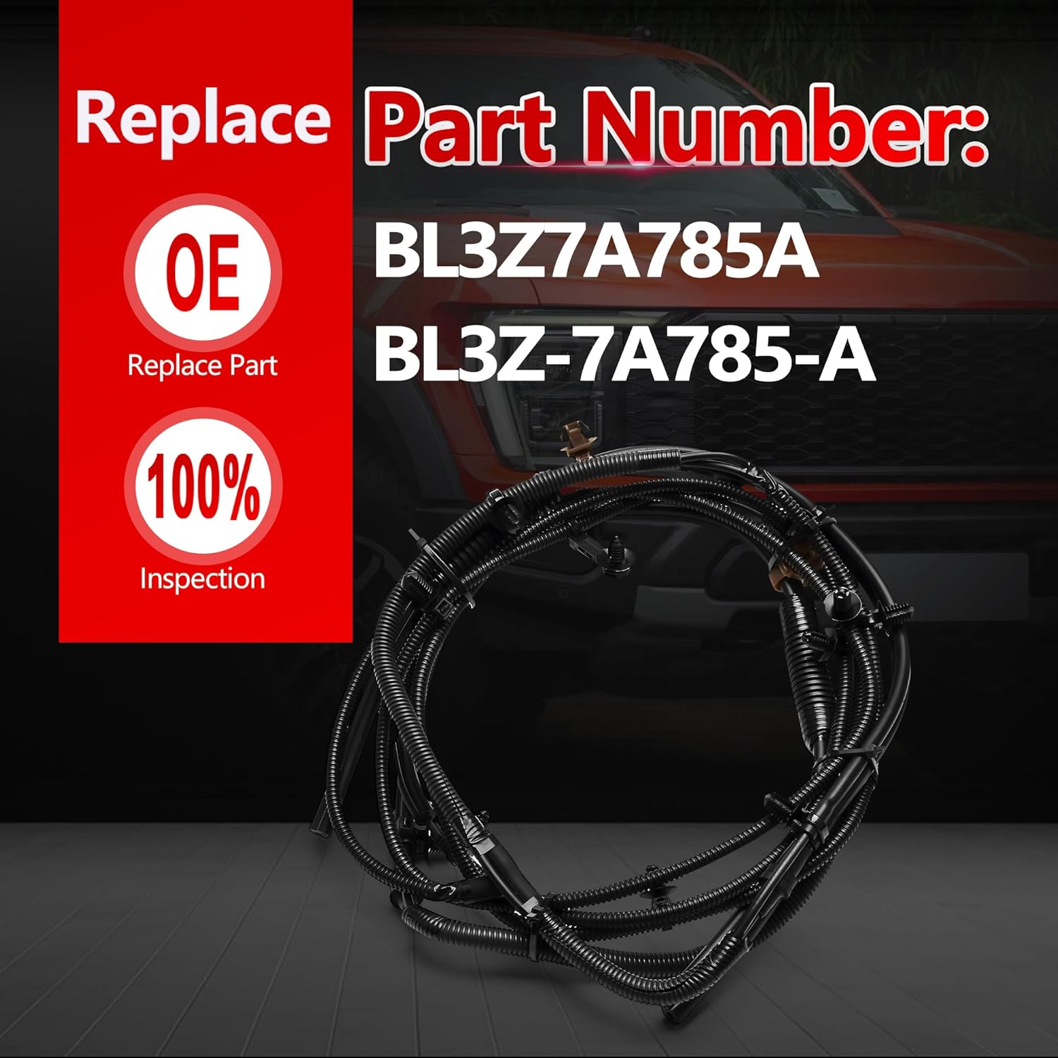BL3Z7A785A Front Axle Hub Vacuum Line Tube Compatible with 2011-2014 F150 4WD IWE 3.5L/3.7L/5.0L/6.2L Auto Locking Hub Vacuum Line Hose Replace BL3Z-7A785-A