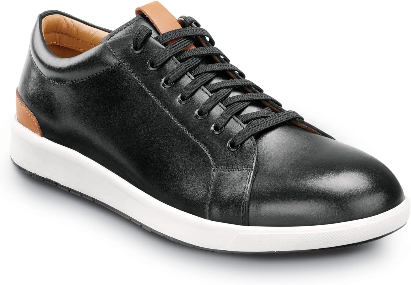 Florsheim Crossover Work, Men's, Black, Steel Toe, EH, MaxTrax Slip Resistant, Lace to Toe Oxford Work Shoe - Image 2