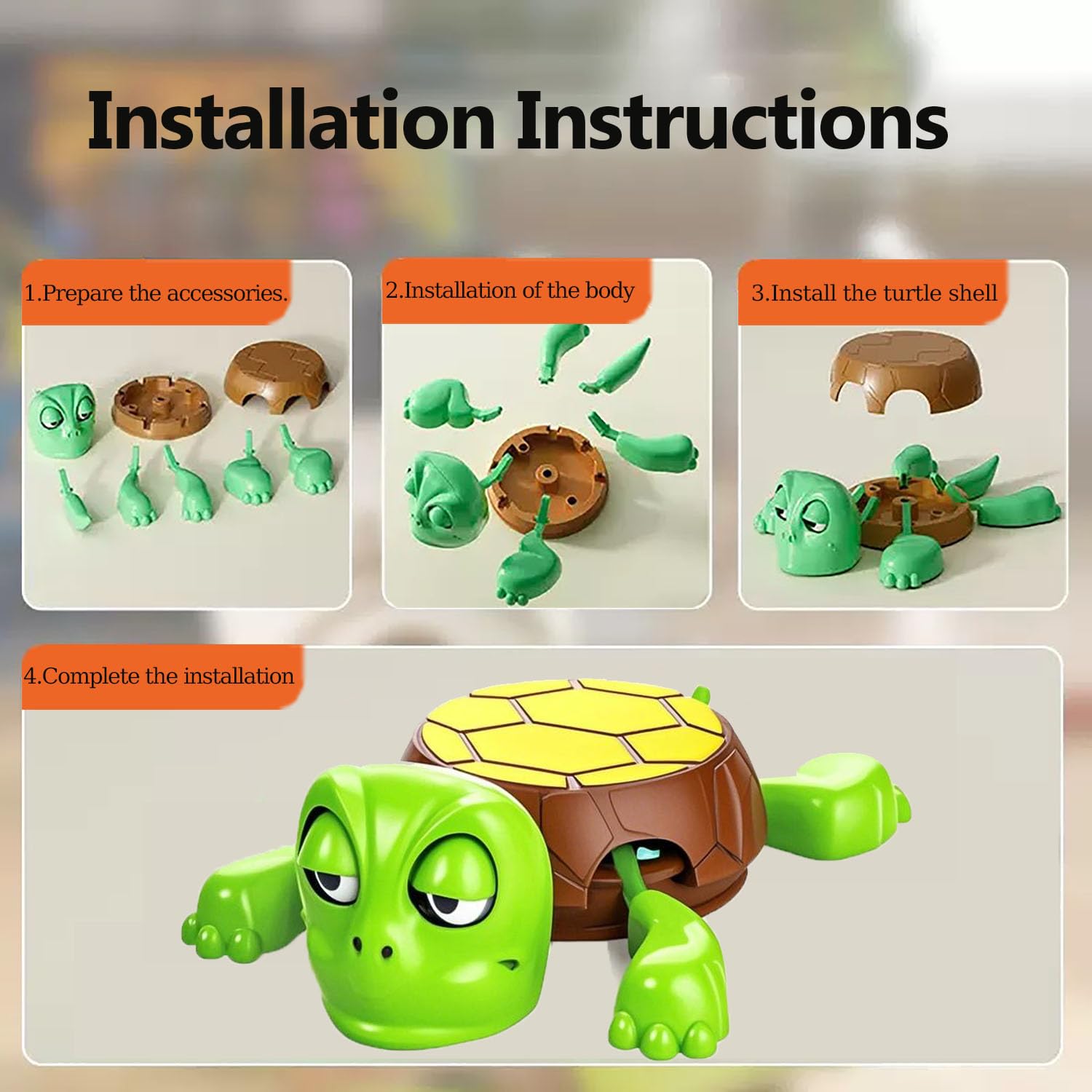 Turtle Coaster Funny Open-Eyed Turtle Coaster - 3D Printed Cup