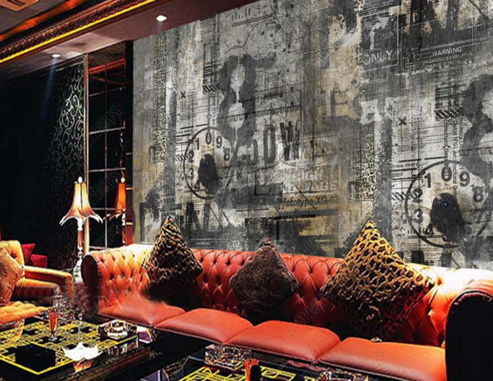 Poster géant mural café anglais intissé papier peint rétro premium - 2