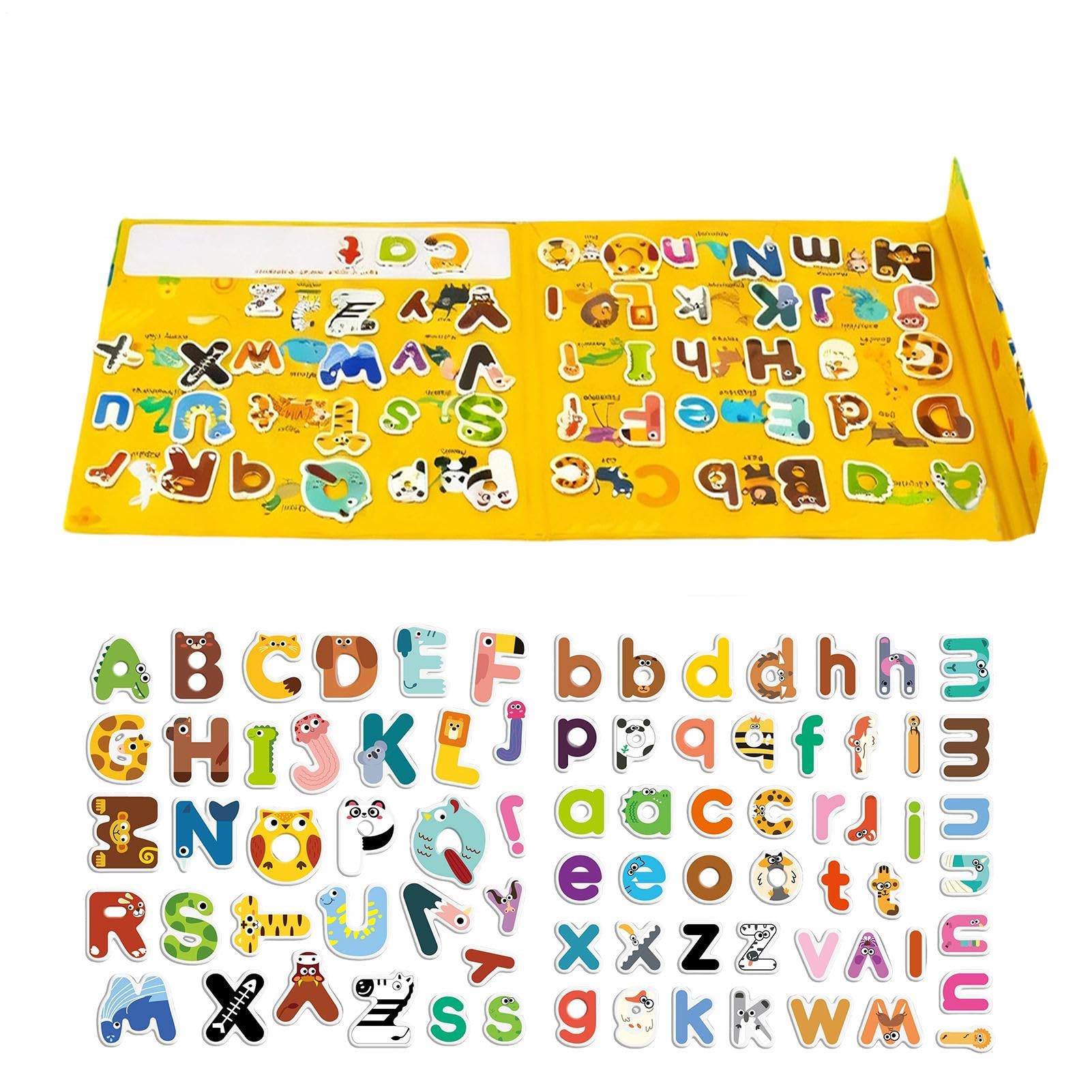 Lettere Magnetiche Animali Giocattolo Asilo | Magneti Frigo per Bambini 3+ Anni Ragazzi Ragazze Casa Scuola Lavagna Asilo Viaggio