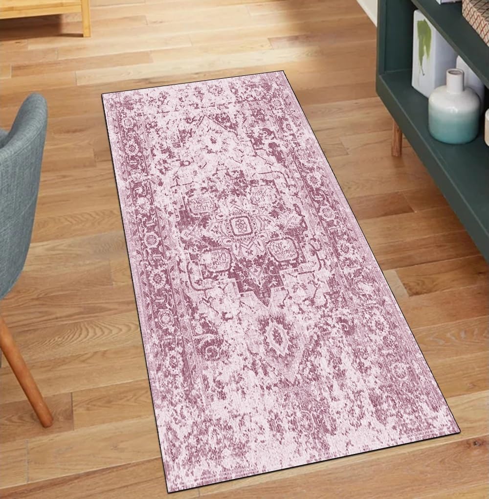 Tapijtloper voor hal antislip lang 60 x 200 cm wasbare keuken loper tapijten voor hal zwaarbelastbare absorberende vloerkleden deurmatten tapijt