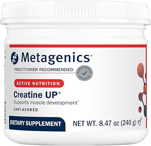 Vista 9 de Metagenics Creatine UP - Suplemento de creatina para mujeres y hombres con betaína y taurina - Apoya el crecimiento muscular, la fuerza
