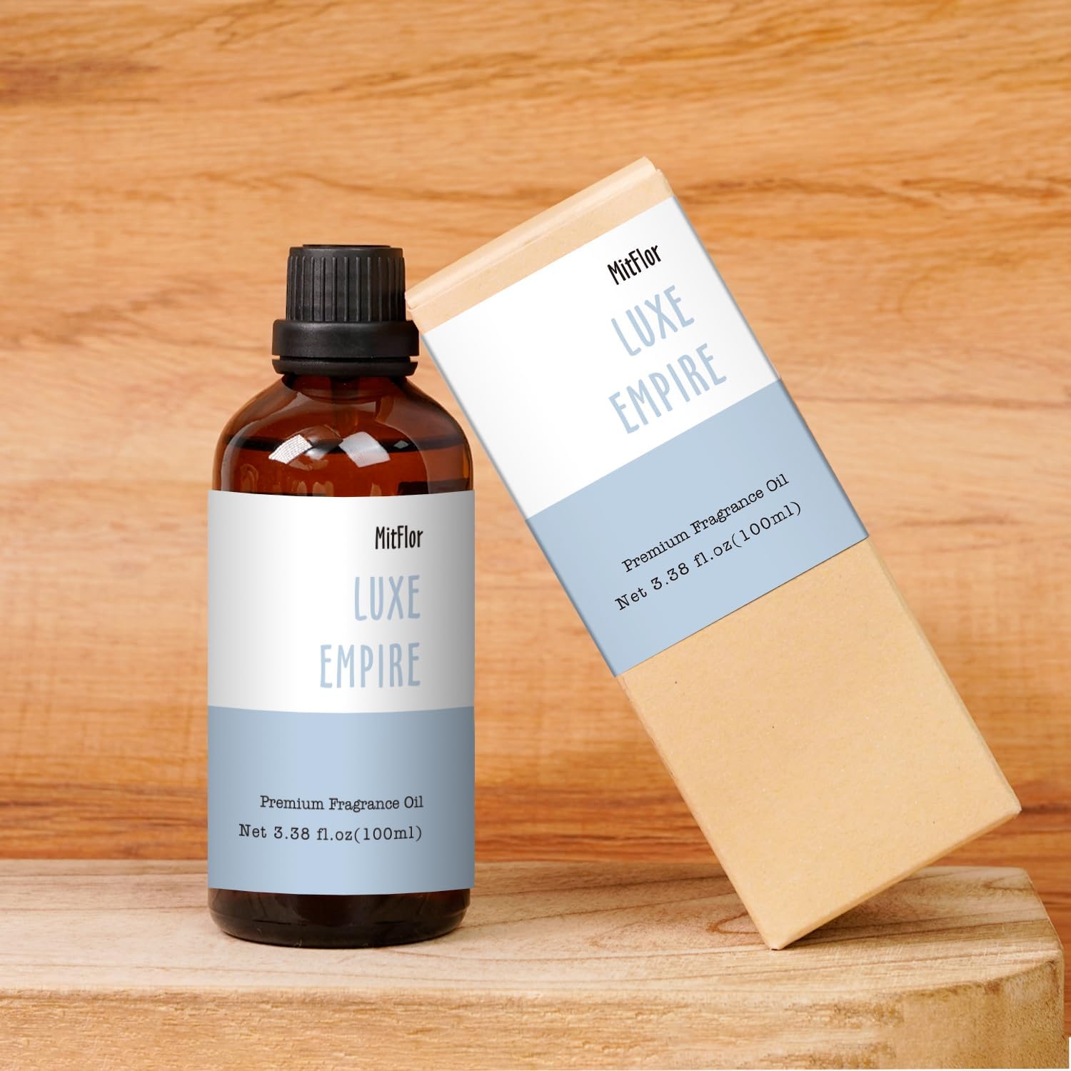 Luxe Empire Fragrance Oil, MitFlor 100ml Single Scented Essential Diffuser Oil, Premium Fragrance Oil for Soap & Candle Making, Home Diffusing, Perfume, Beard Oil and More, Men's Cologne Scent Gift