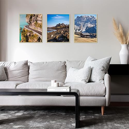 Vista 92 de Frametory - Marco de aluminio de 11 x 14 para fotos de 8 x 10 (en pulgadas), con paspartú marfil, de pared, con gancho de sierra, pestañas Bronce