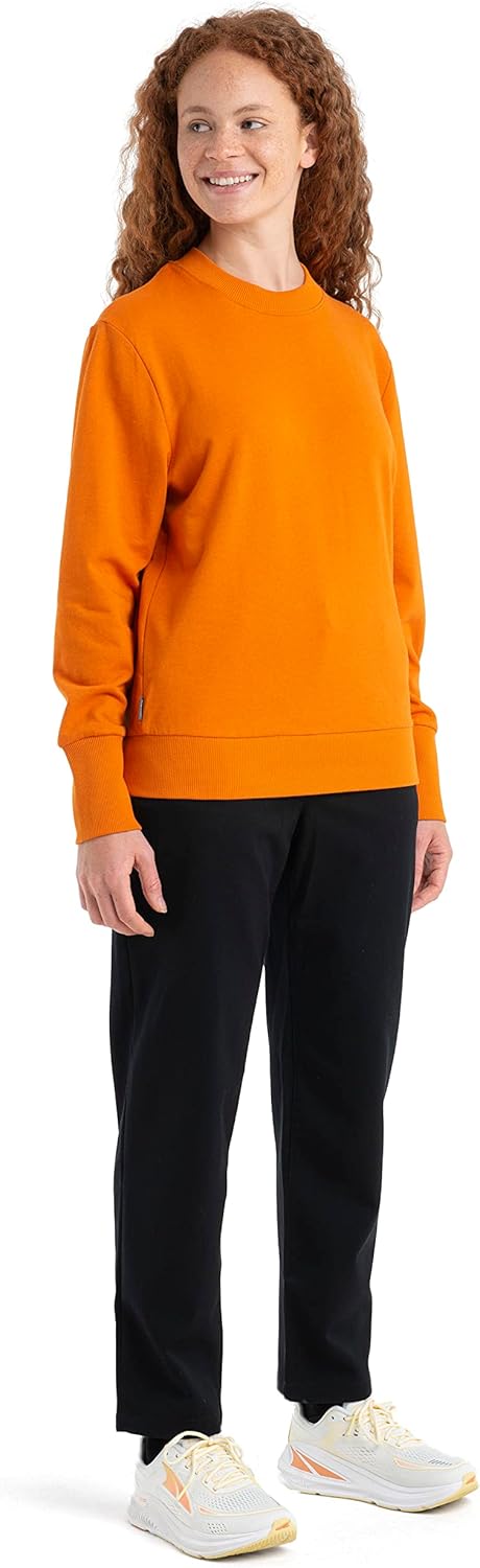 Icebreaker Merino womens Central Long Sleeve Casual Wool Lounge Sweatshirt - Image 3