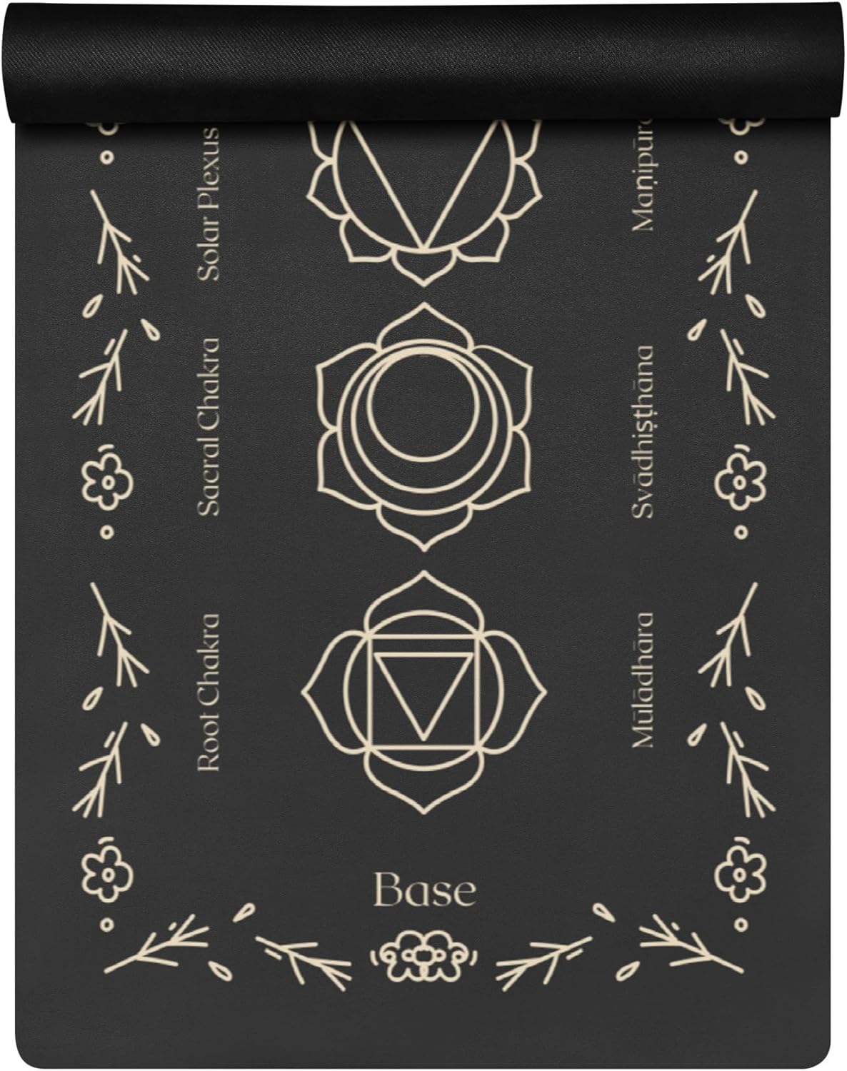 Chakra Harmony Yoga & Meditation Mat - Conceptualized & Energized in INDIA by Guru Mukundananda Ji (Exclusively for Yogatein)