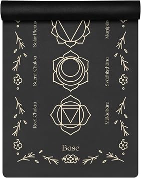Chakra Harmony Yoga & Meditation Mat - Conceptualized & Energized in INDIA by Guru Mukundananda Ji Exclusively for Yogatein