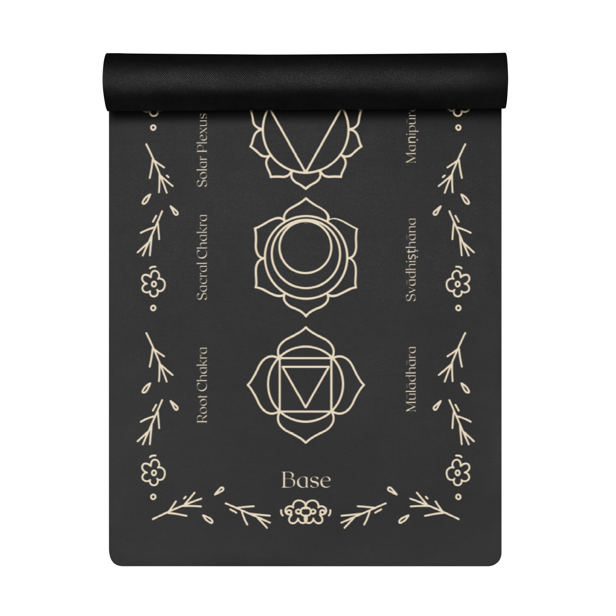Chakra Harmony Yoga Meditation Mat - Conceptualized Energized in INDIA by Guru Mukundananda Ji Exclusively for Yogatein