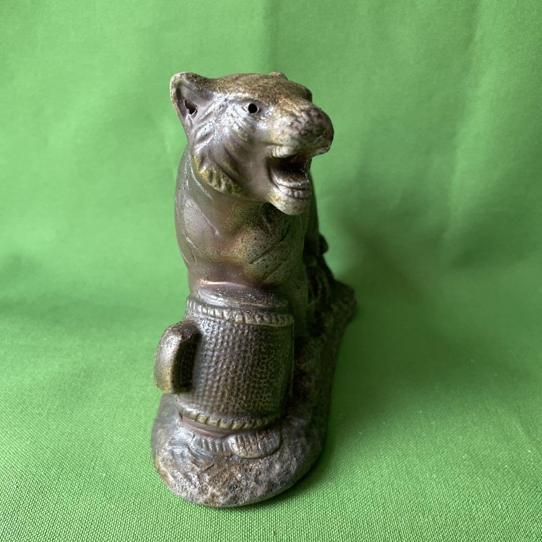 Amazon.co.jp: 備前焼 干支 虎 寅 置物② : ホーム＆キッチン