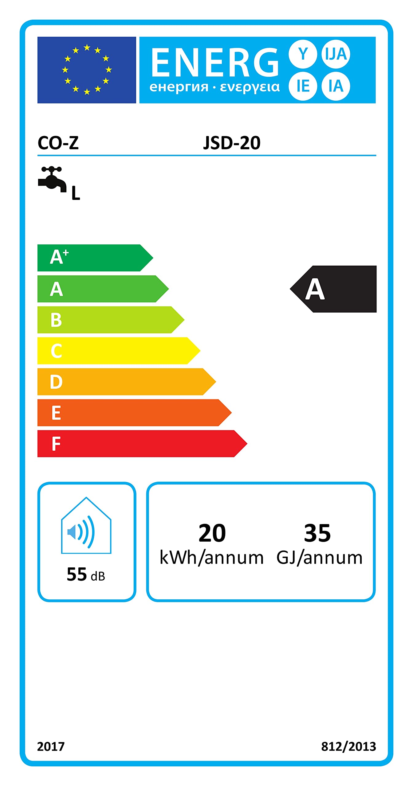 CO-Z Chauffe-Eau à Gaz Instantané 10LPM 17kW LPG GPL au Butane Propane avec Modes Hiver et Eté Sans Réservoir en Acier Inoxydable CE Certifié Portable pour Maison Camping Caravane
