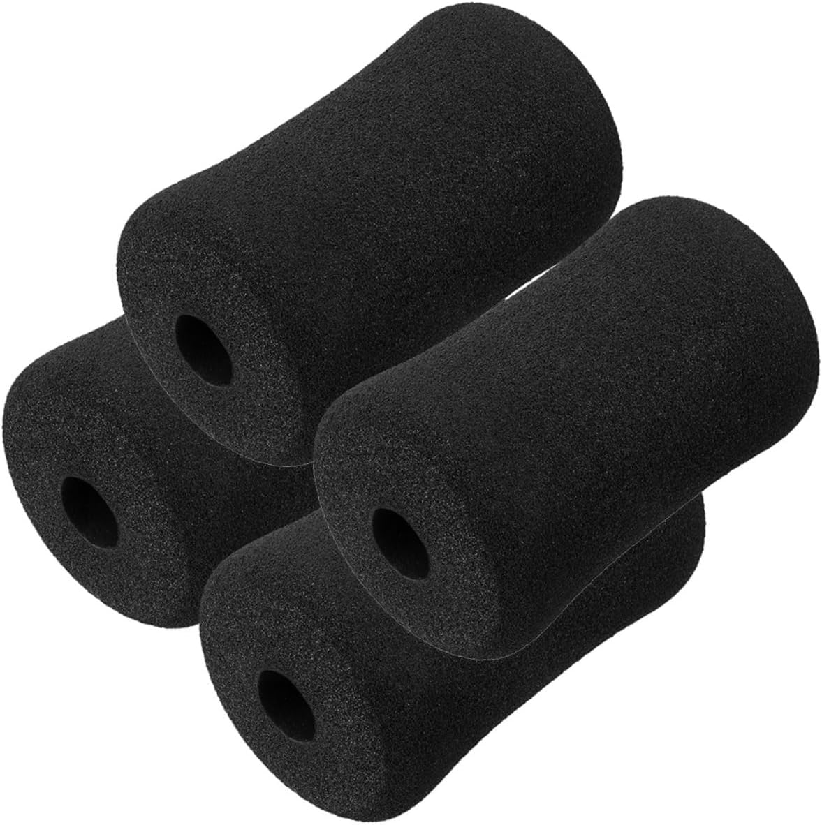 GOOHOCHY 4pcs Sponge Cover Ab Training Sleeve Buffer Tube