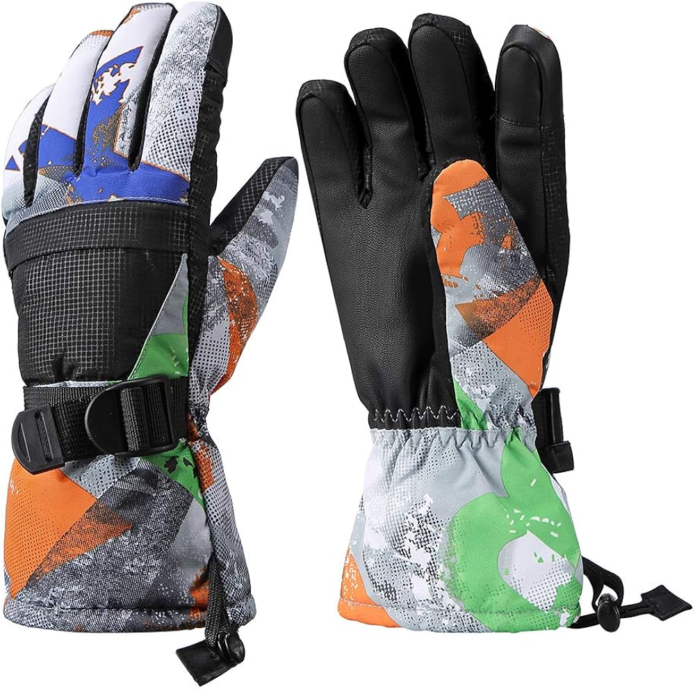 Ski Gloves,Ski & Snow Gloves Winter Waterproof Snowboard Snow Cold