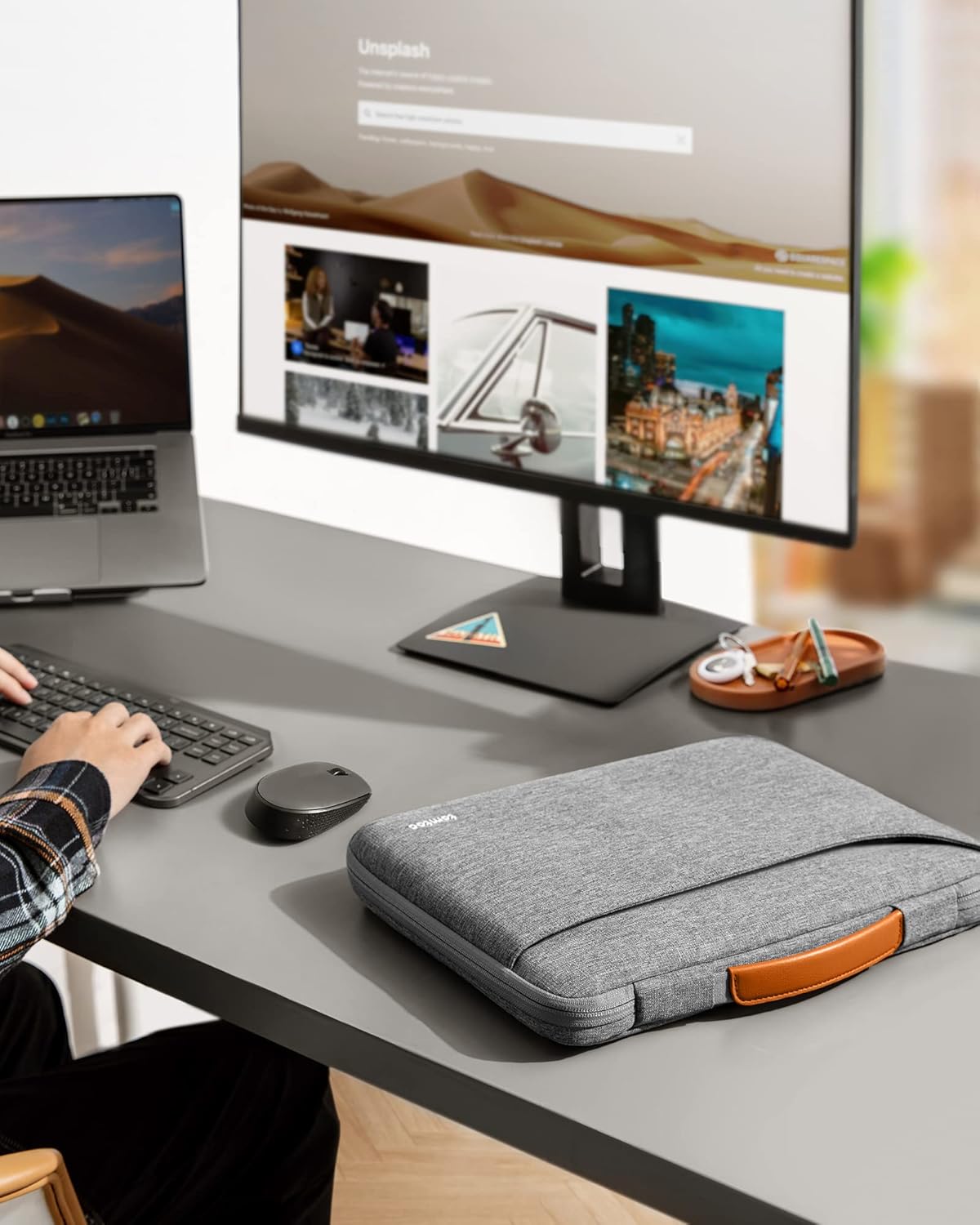 tomtoc 360 Protective Laptop Carrying Case for 13-inch MacBook Air M4/A3240 2025, M3/A3113, M2/A2681, M1/A2337, MacBook Pro M2/A2686, Water-Resistant Laptop Bag for 13" iPad Pro M4/iPad Air M3 M2 - Image 10