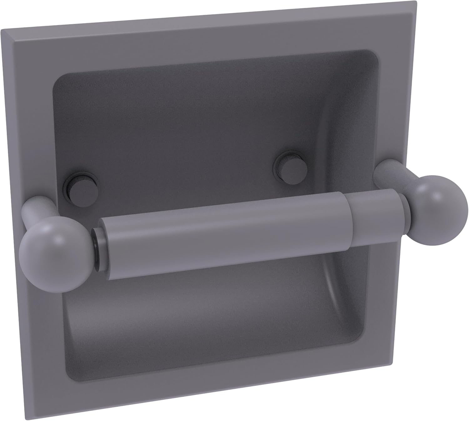 Allied Brass P1000-24C Prestige Skyline Collection Recessed Toilet Paper Holder, Brushed Bronze