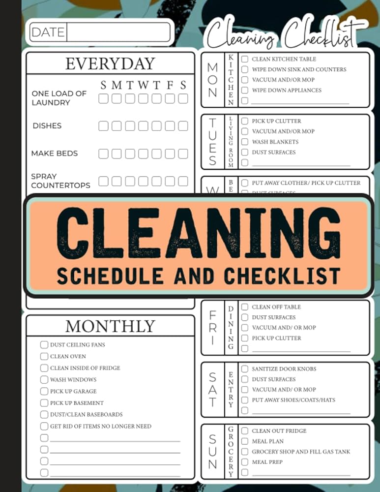 Kitchen Cleaning Checklist: Guide for Daily Cleaning Routine