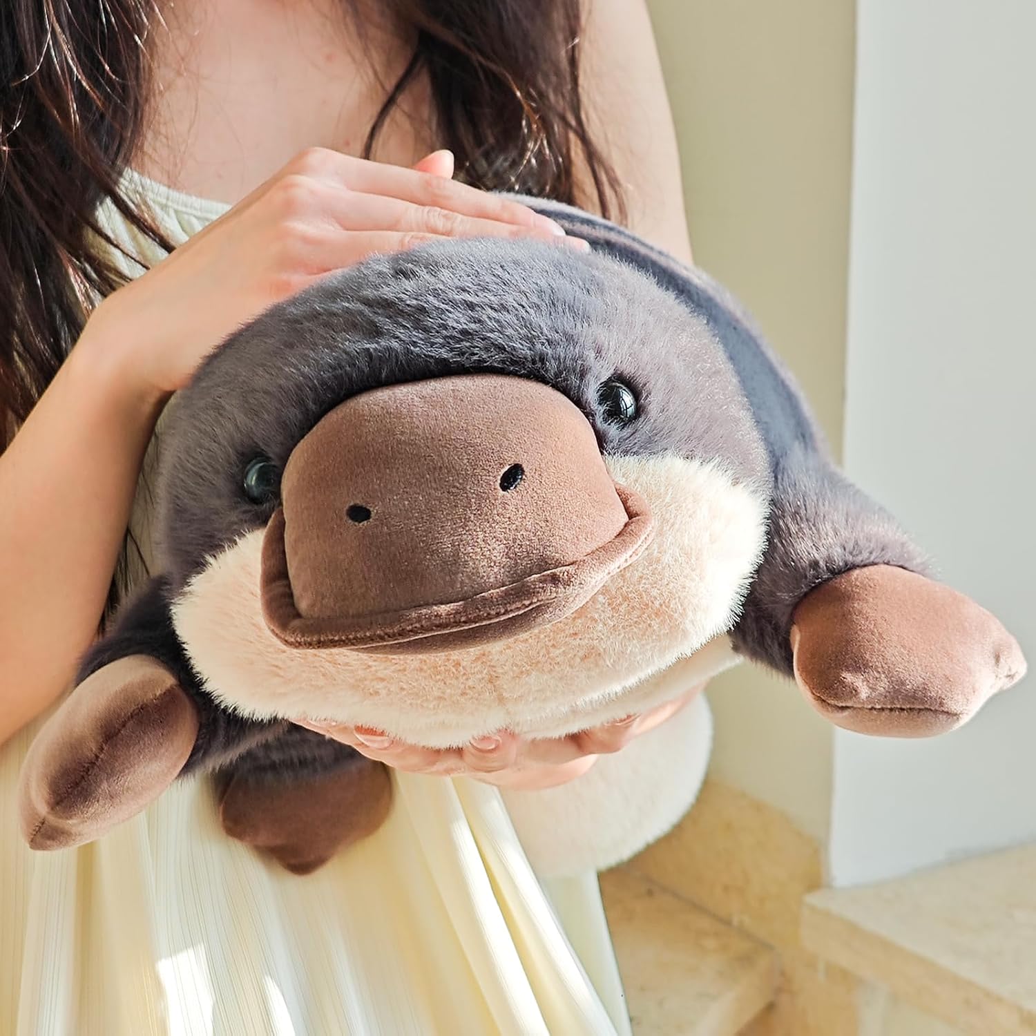 Platypus Plush Platypus Stuffed Animal,Soft Platypus Toys Cute Platypus Plush Toy,Simulation Animal Plushie Toy for Kids and Adults 100cm/39.4 in/3.28fts