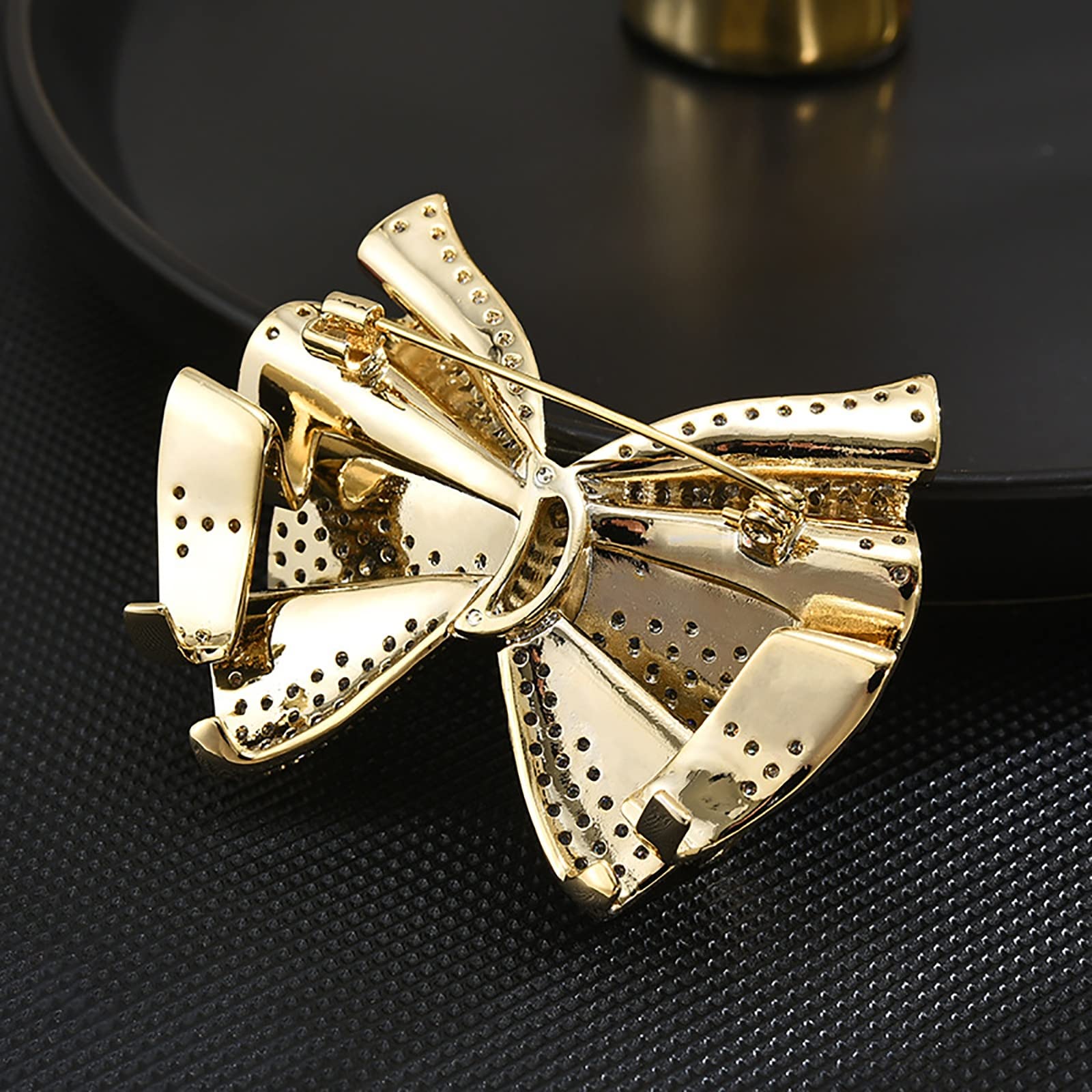 Elegante Schleife Brosche Damen Corsage Anzug Mantel Pin Damen Broschen